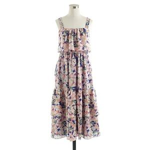 J Crew Collection silk floral dress